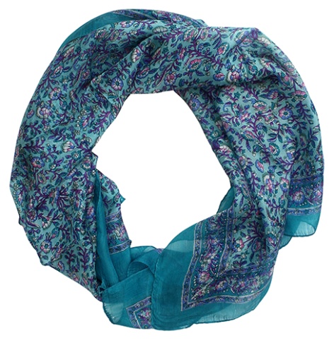 Infinity Fashion Silk Scarf for Women Girls - Trendy Summer Scarves